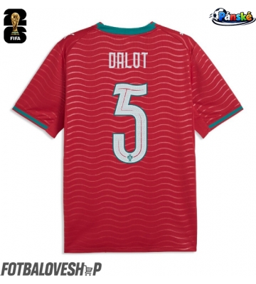 Portugalsko Diogo Dalot #5 Domácí Dres MS 2026 Krátký Rukáv